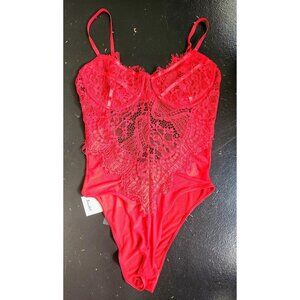 Bardot Britney Bodysuit in Red US 8 NWT